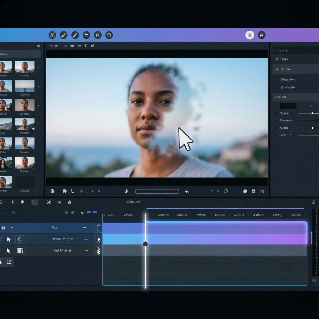 AI Video Editor Interface