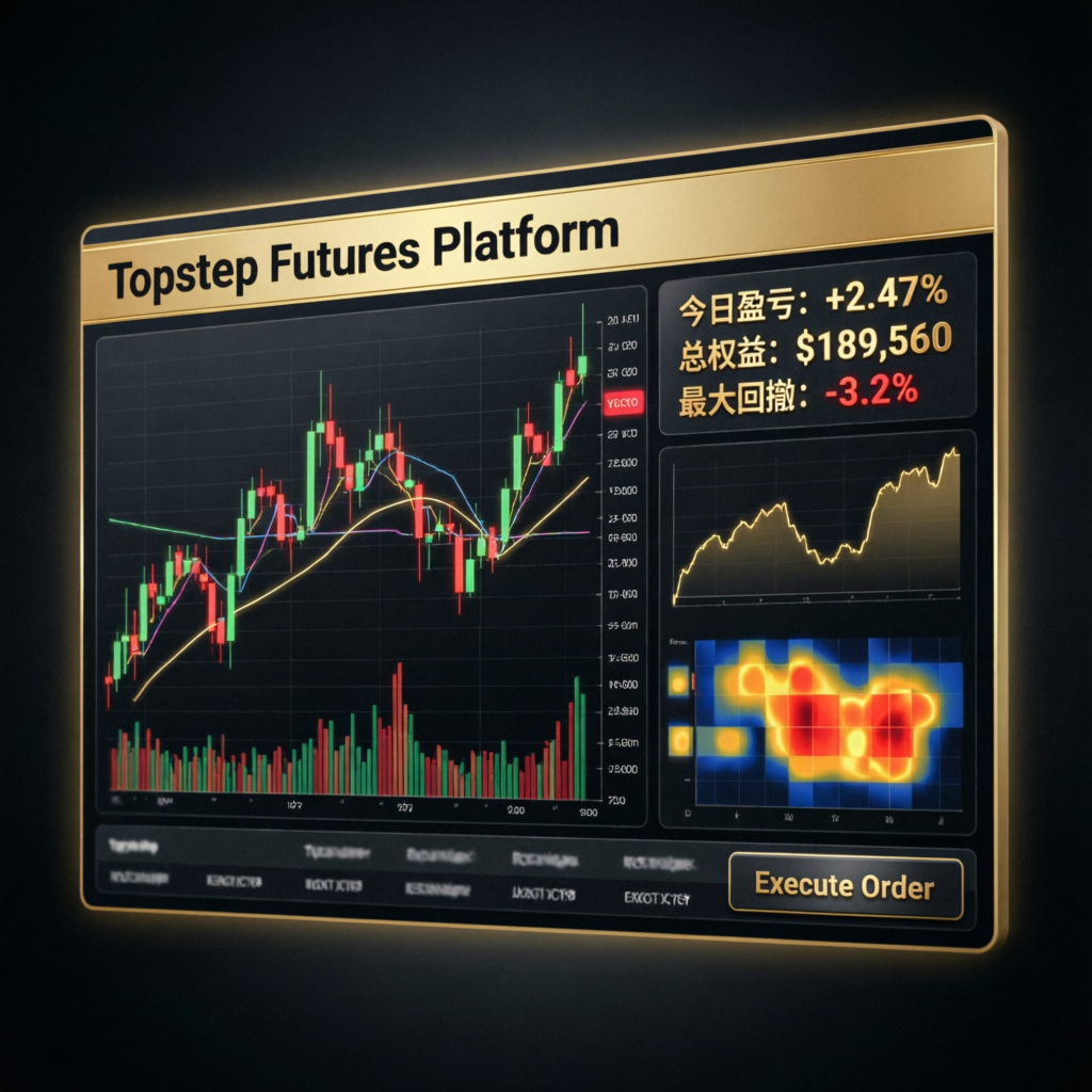 Topstep Futures Platform Dashboard - Professional Trading Interface