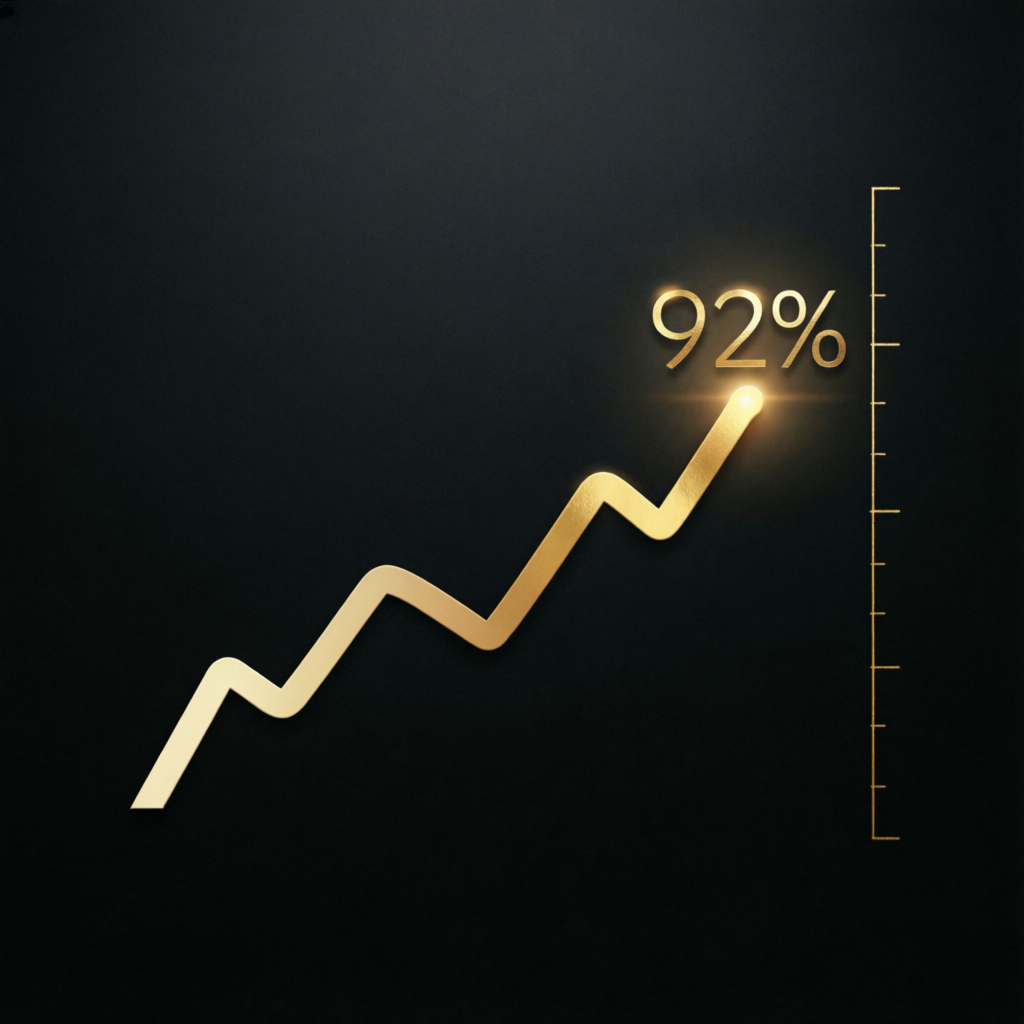 Topstep Success Rate Chart - 92% Success Rate Visualization