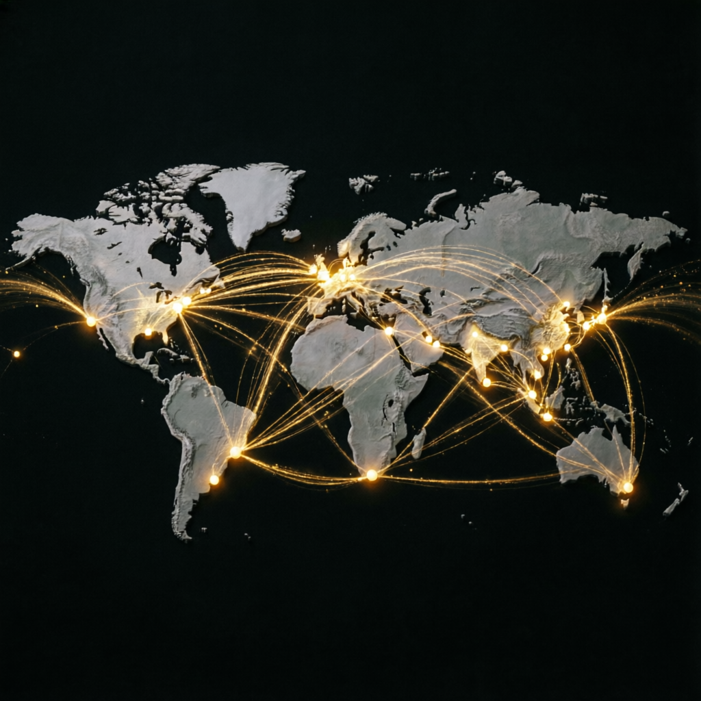 Global Forex Market Network - Worldwide Trading Connections