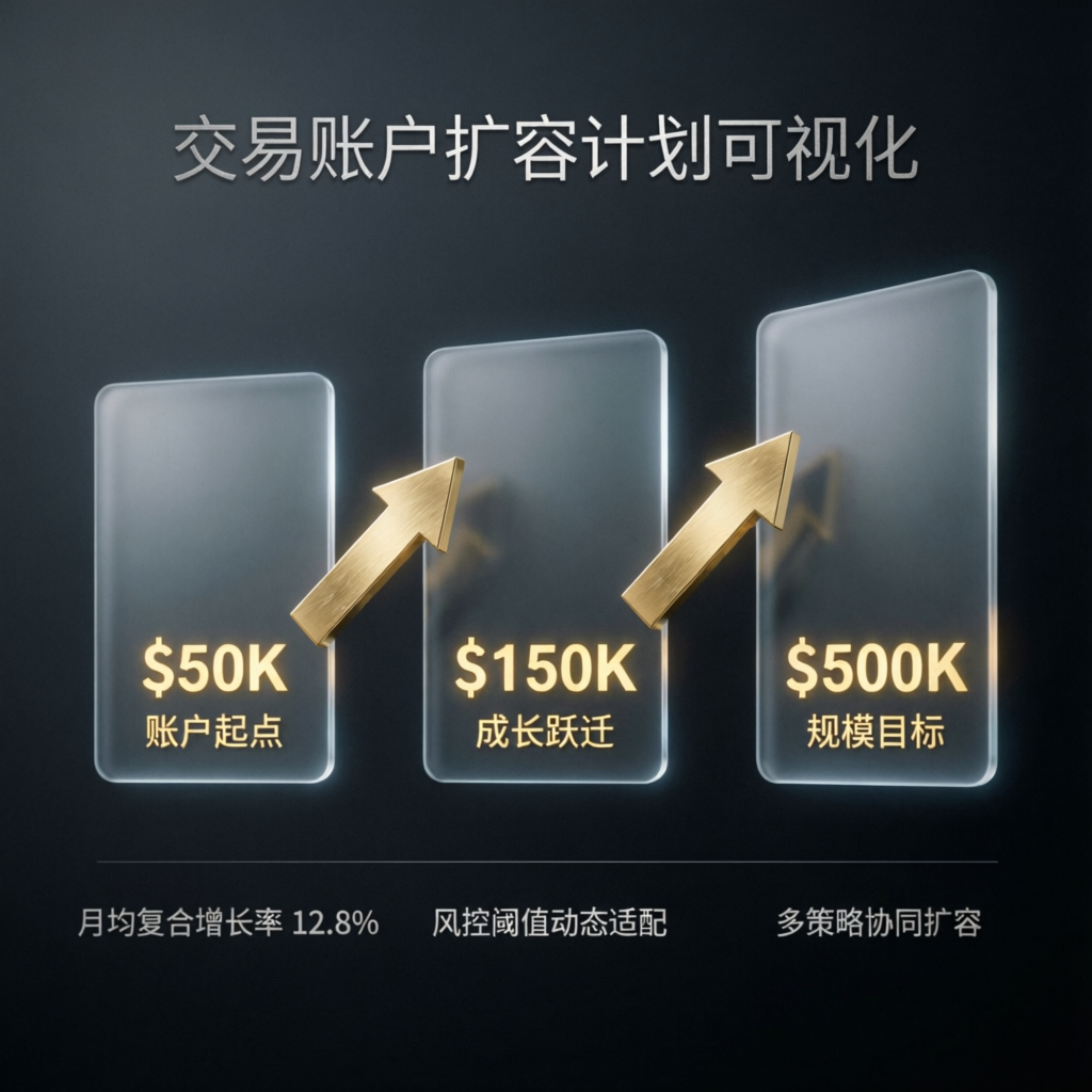 Account scaling plan from 50K to 500K