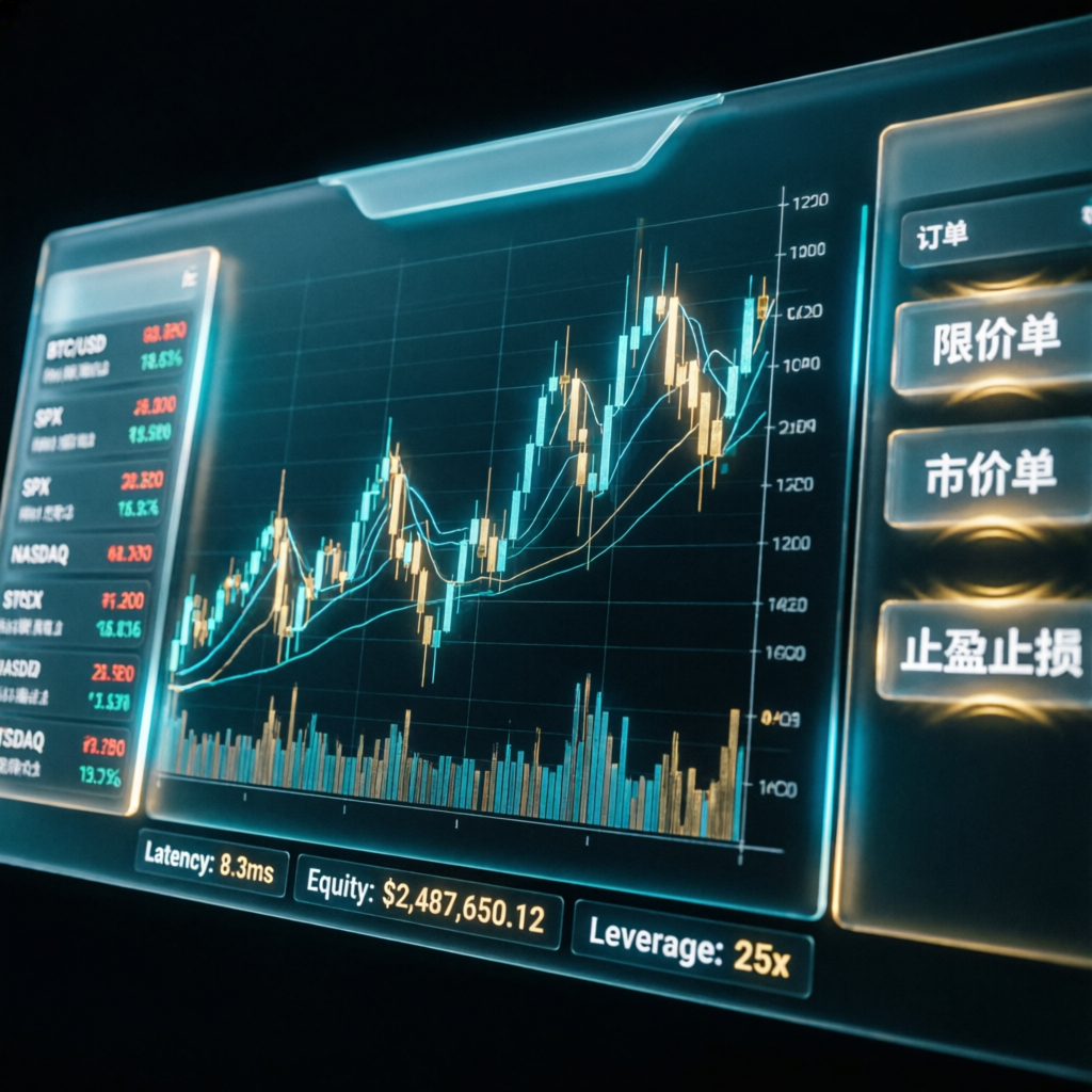 Topstep Trading Combine dashboard with live futures charts