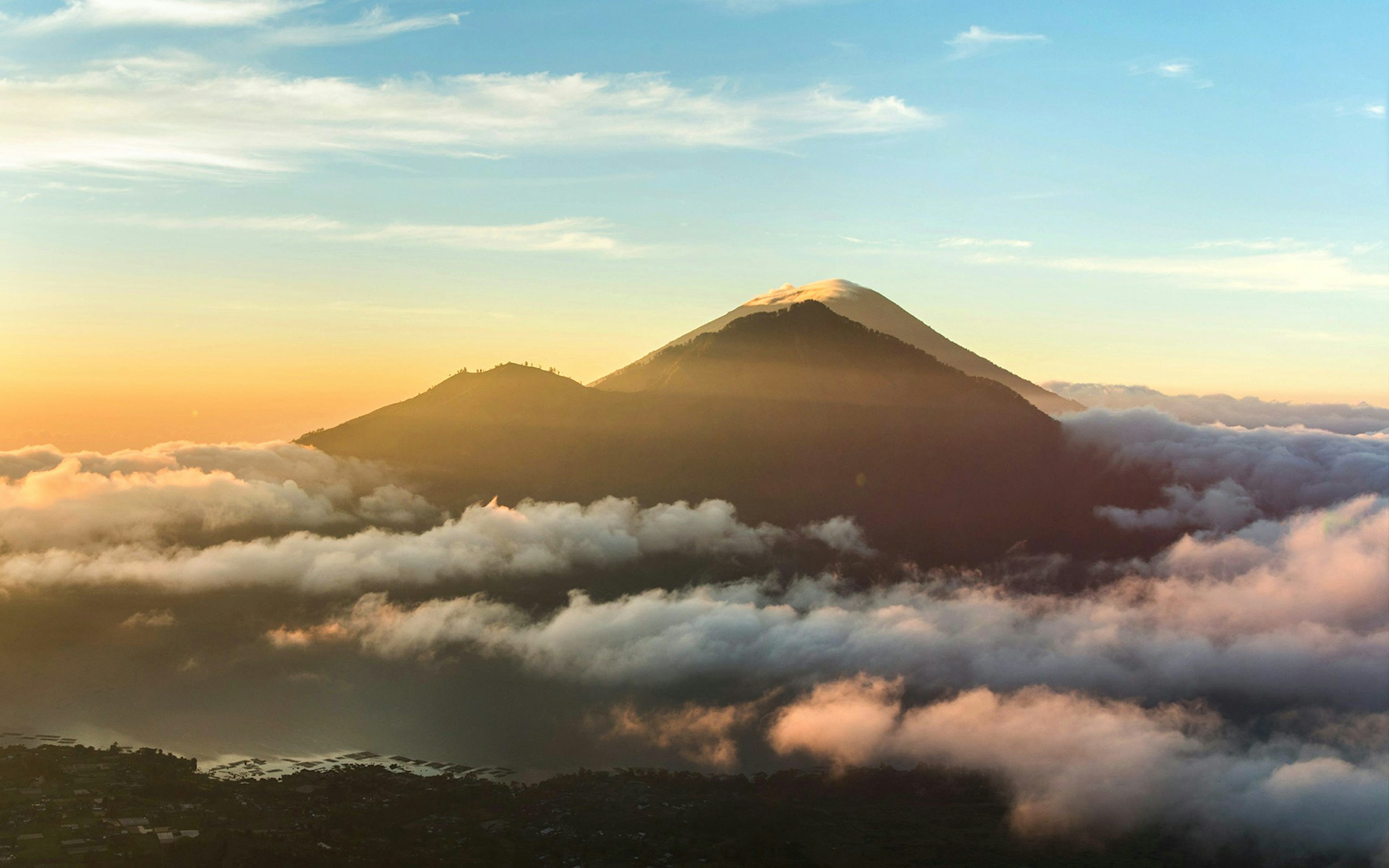 Mount Batur Above the Clouds