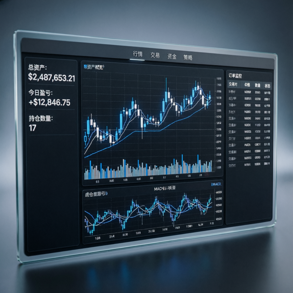 Professional trading dashboard for Funded Trading Plus strategy