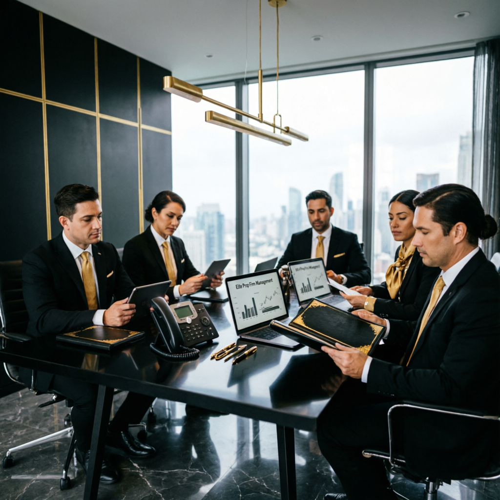 Professional financial consulting team at All Prop Funding