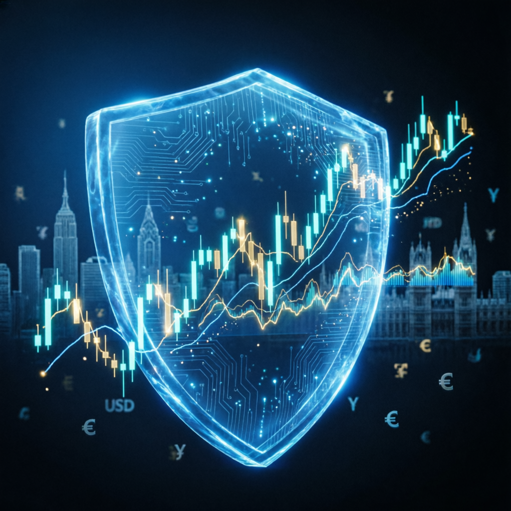 Advanced risk management concept in forex trading