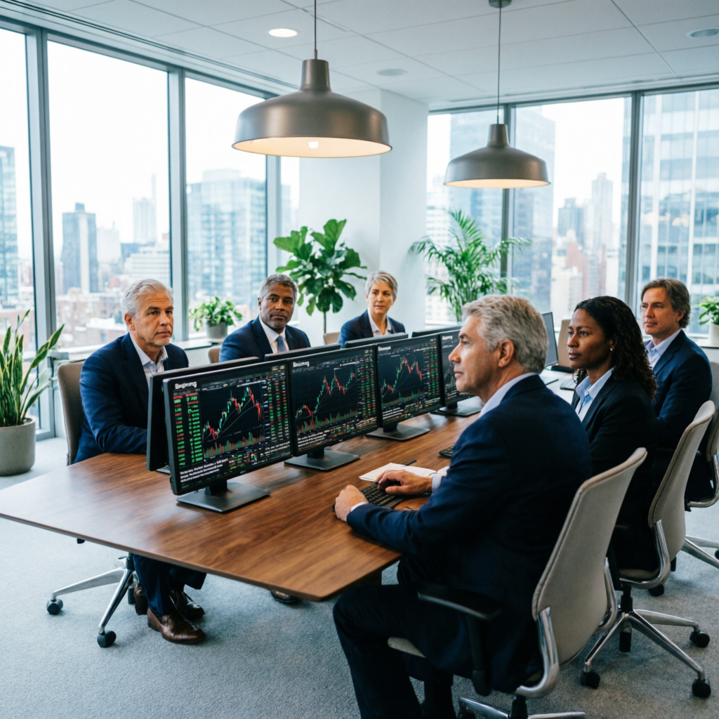 Professional team of funded account managers