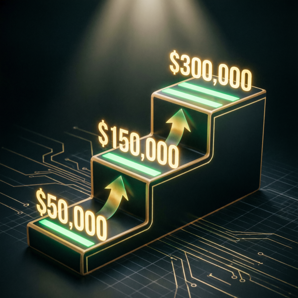 Topstep Scaling Rules - Account Growth from $50K to $300K