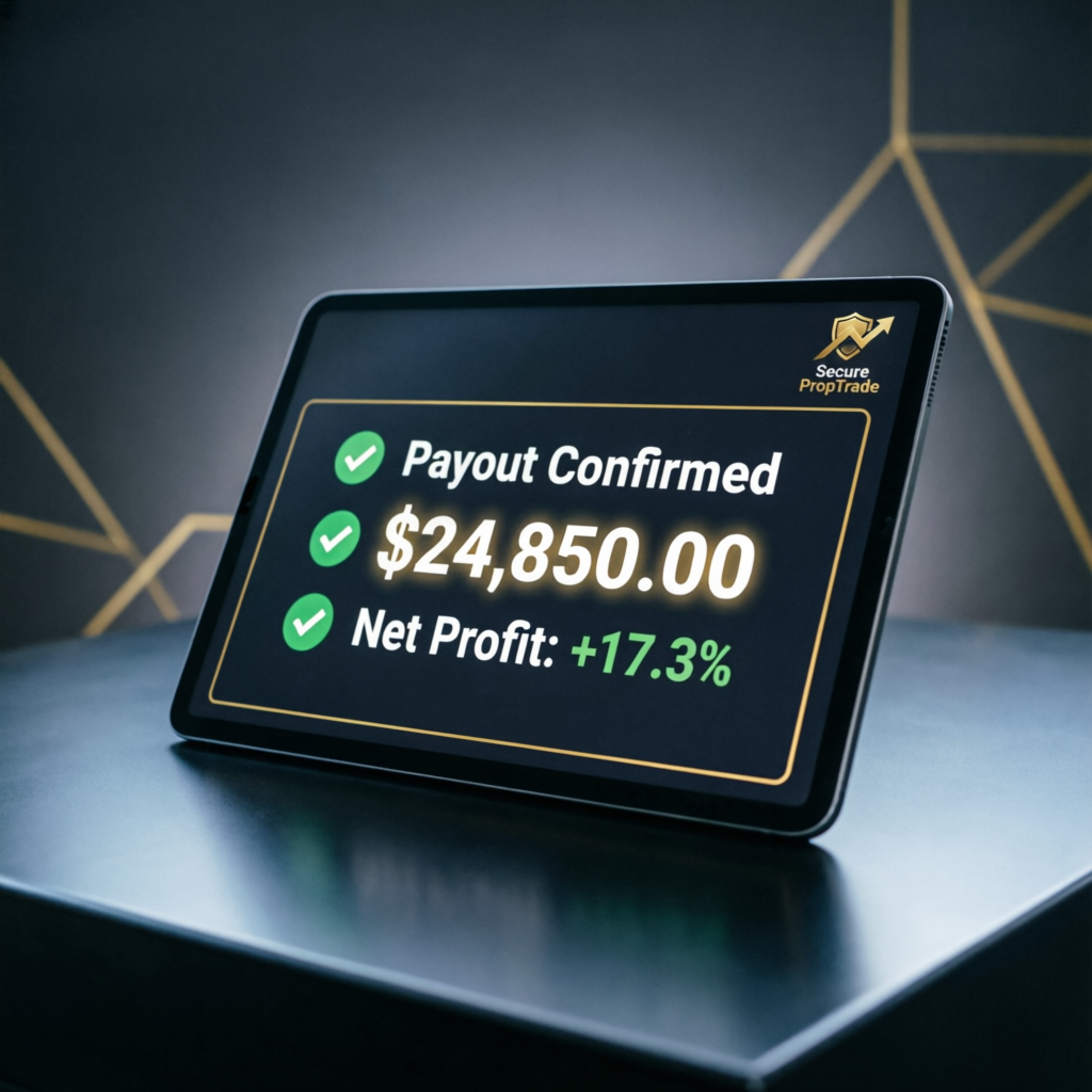 Maven Trading Payment Proof showing confirmed payout of $24,850 with net profit of 17.3%