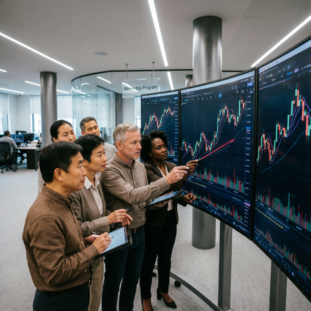 Professional trading team providing prop firm services and funded account management
