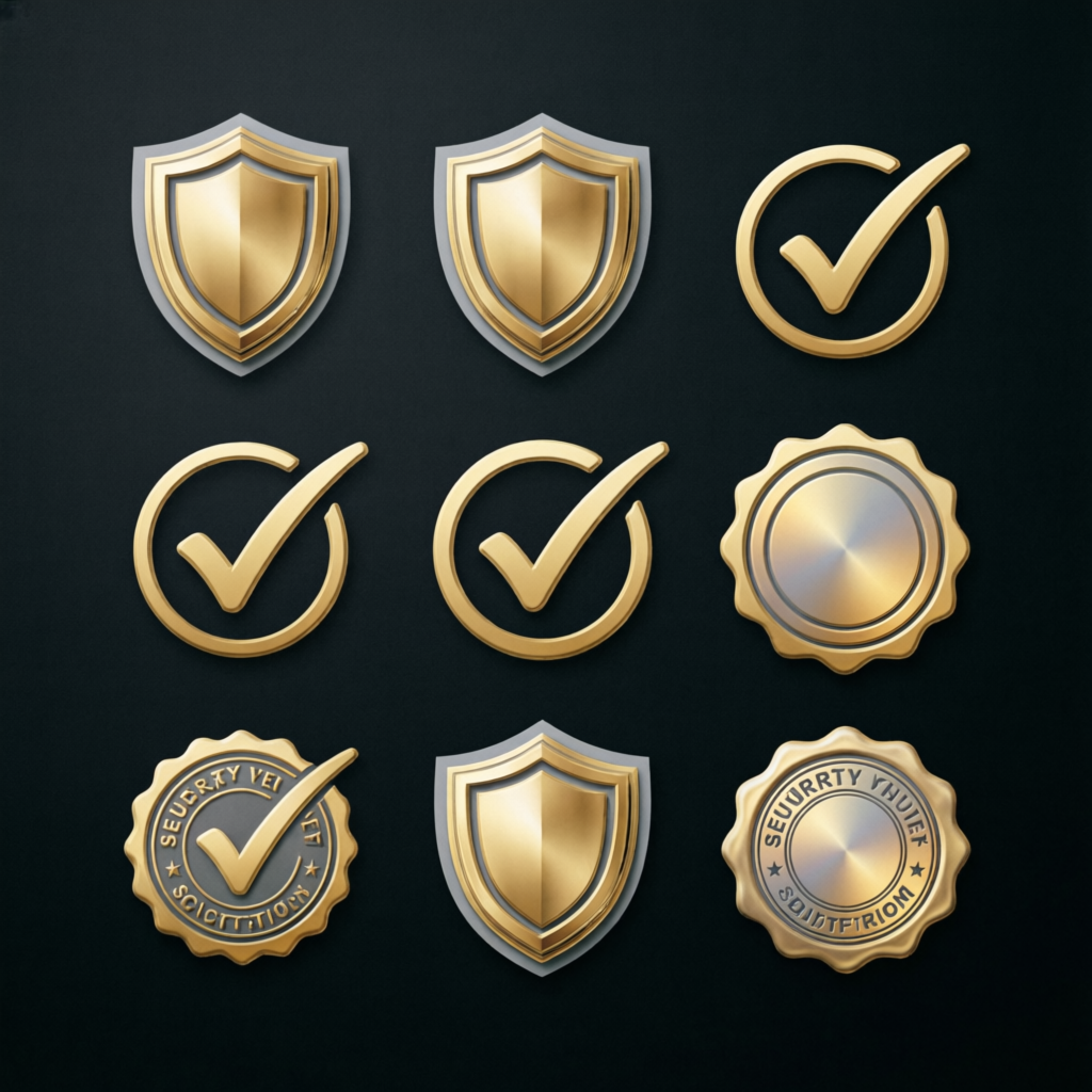 PFM Capitals trust badges and security verification - professional prop firm services reliability