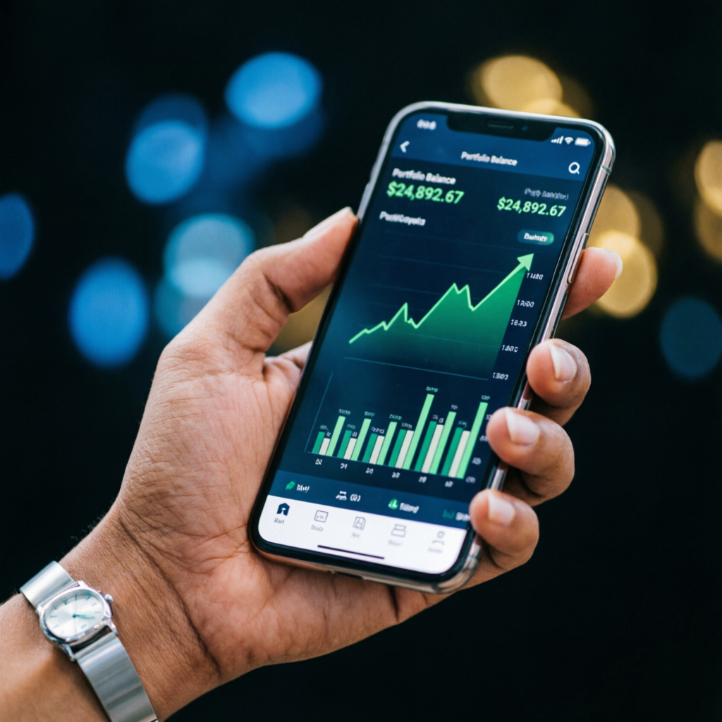 Mobile trading app showing Apex Trader Funding payout profits