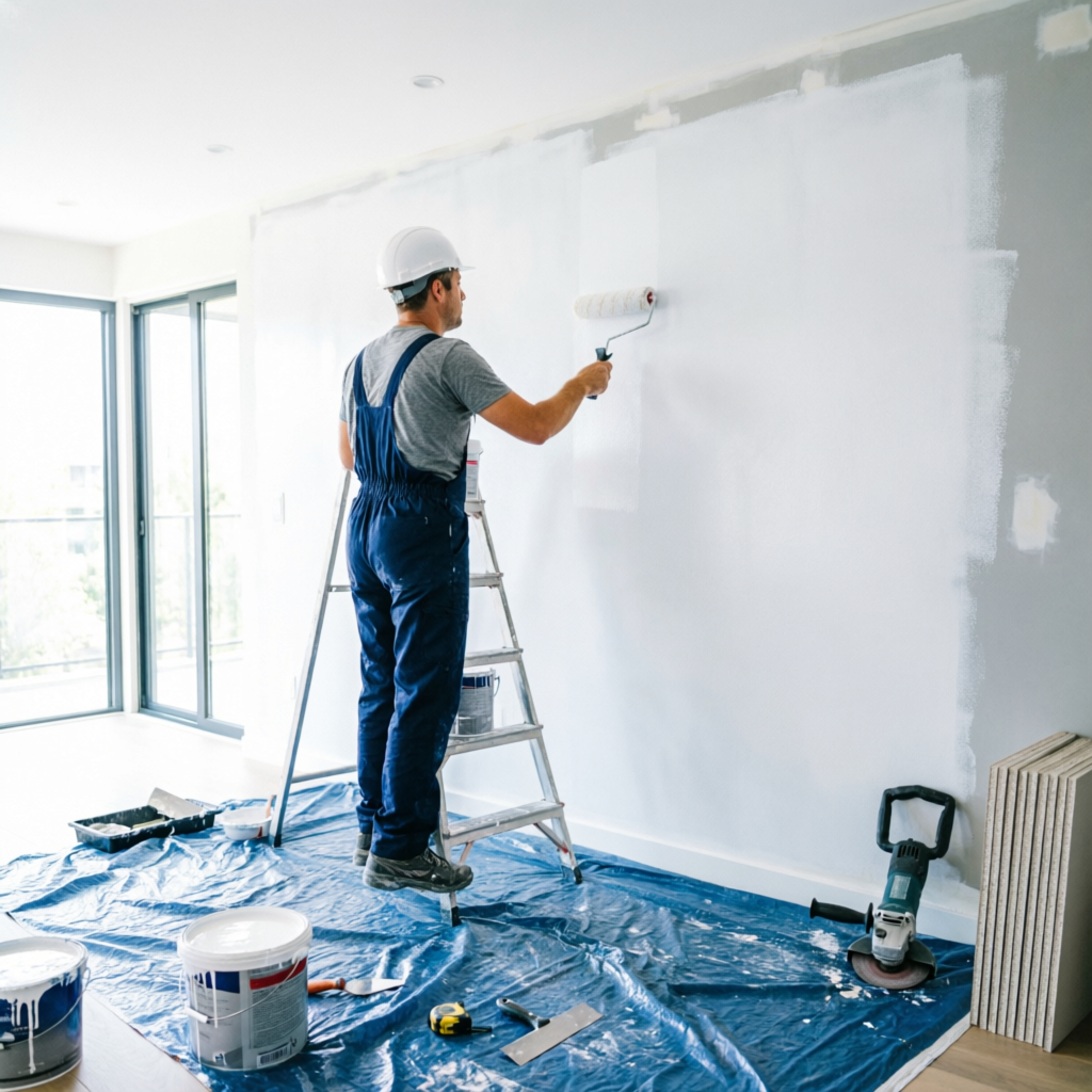 Imbiancature e rifacimento bagni