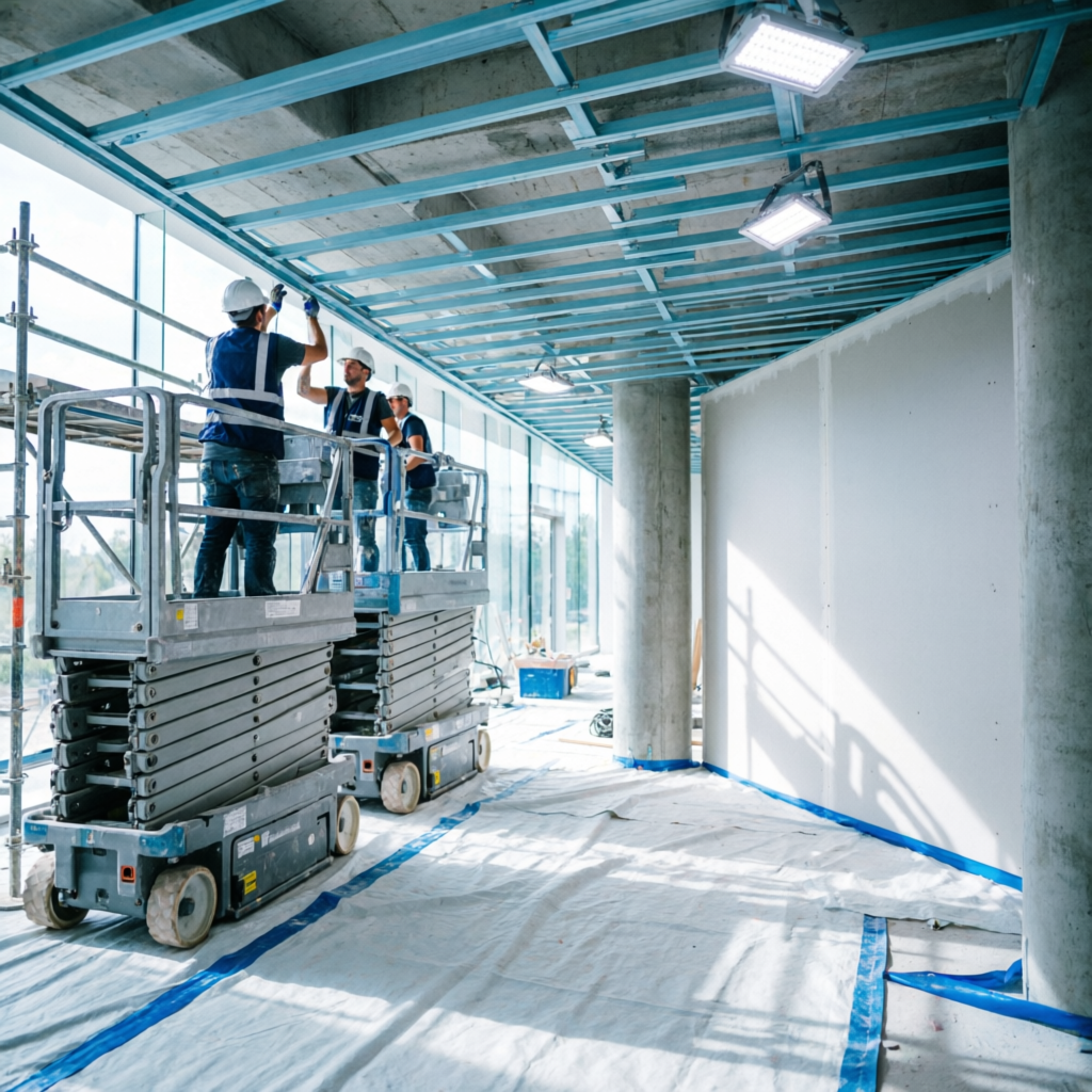 Cantiere edile moderno Milano