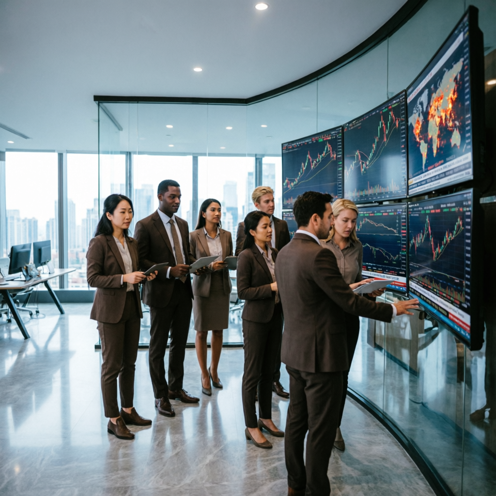 Team of financial analysts and professional traders at PFM Capitals