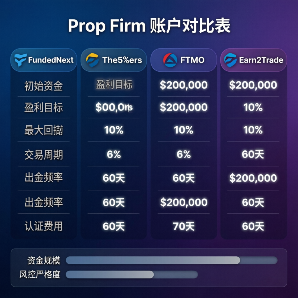 Prop Firm Comparison Chart - Topstep vs Apex Trader Funding