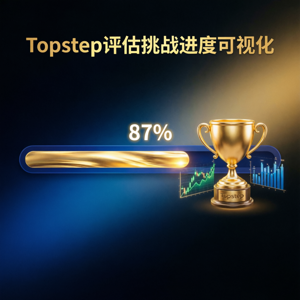 Topstep Evaluation Challenge Success - 87% Progress to Funded Account