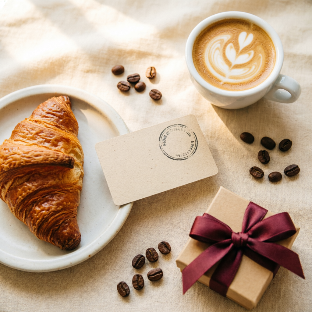Premios del club: croissant, café y regalo