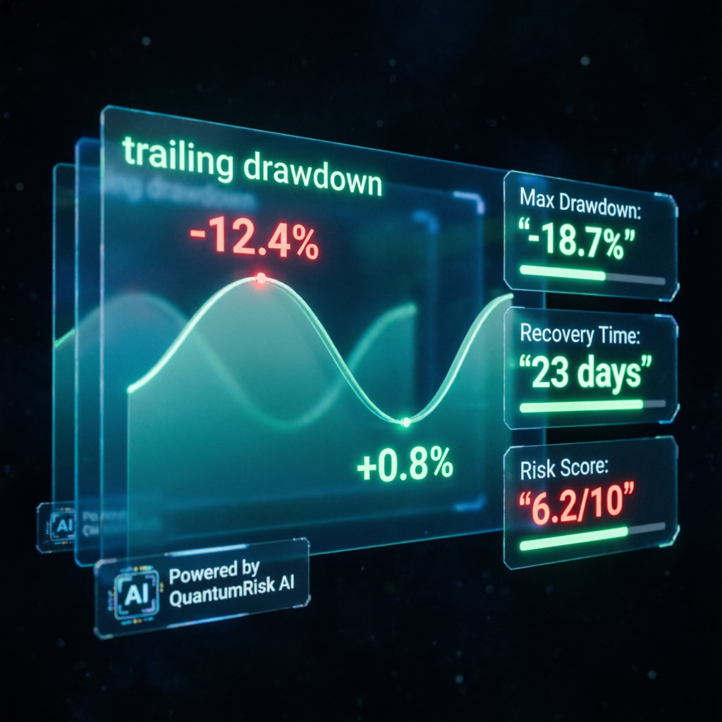 AI-Powered Trailing Drawdown Dashboard with Risk Metrics