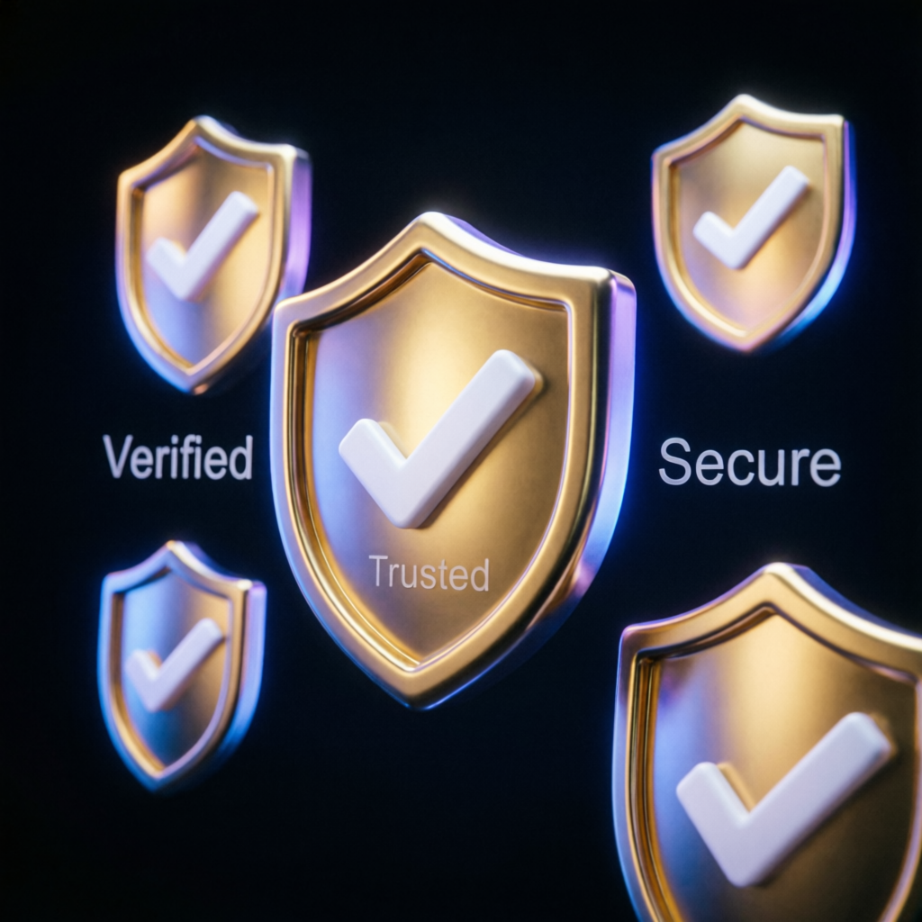 Premium Trust Badges and Verification Seals for Prop Funded Kings