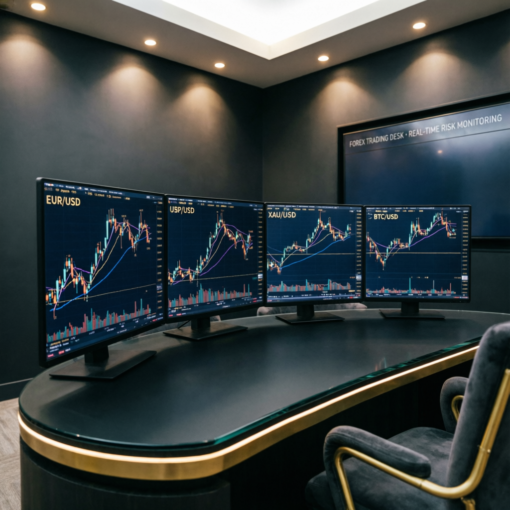 Professional forex trading room - Funded Account Management Service by PFM Capitals