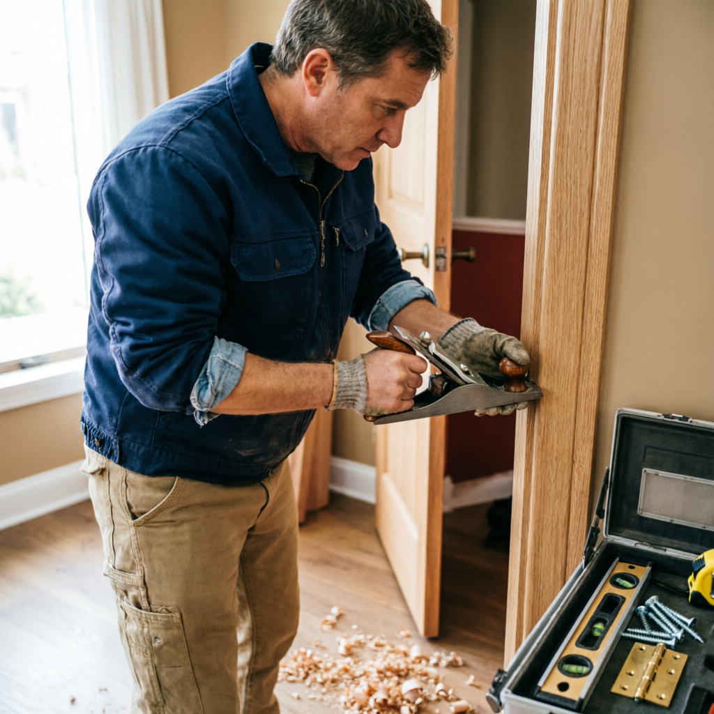 Professional handyman doing carpentry work and home repair in Brunswick County NC