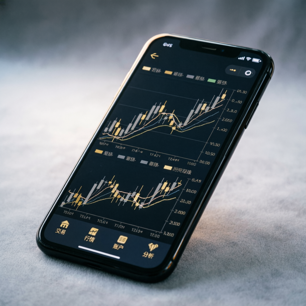 Mobile forex trading app with professional charts
