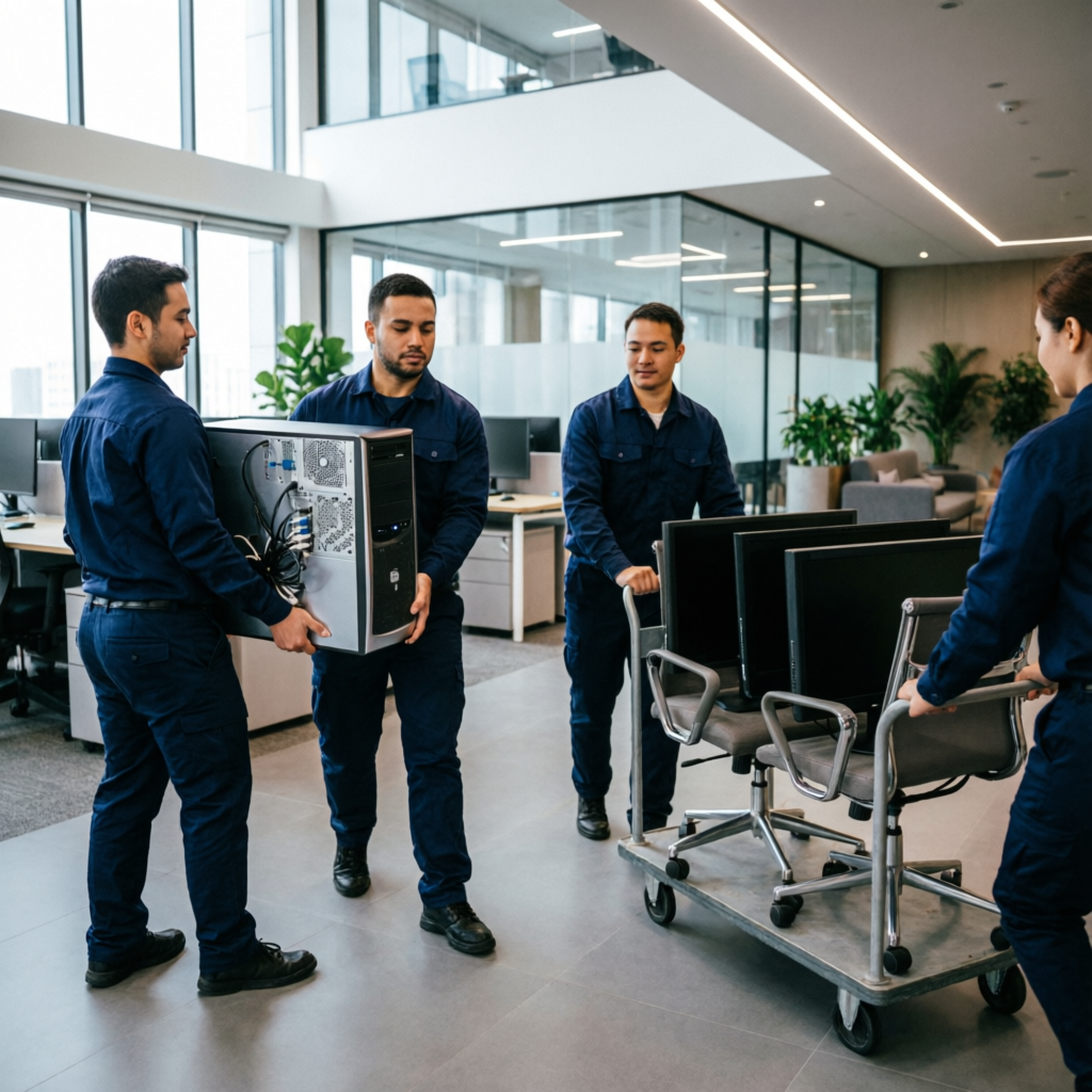 Servicio de mudanza de oficinas y empresas en Colombia