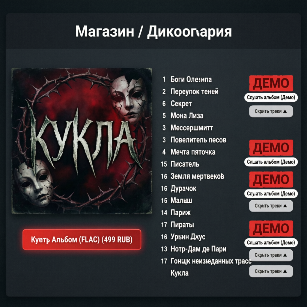 Треклист DIKTERIUMX