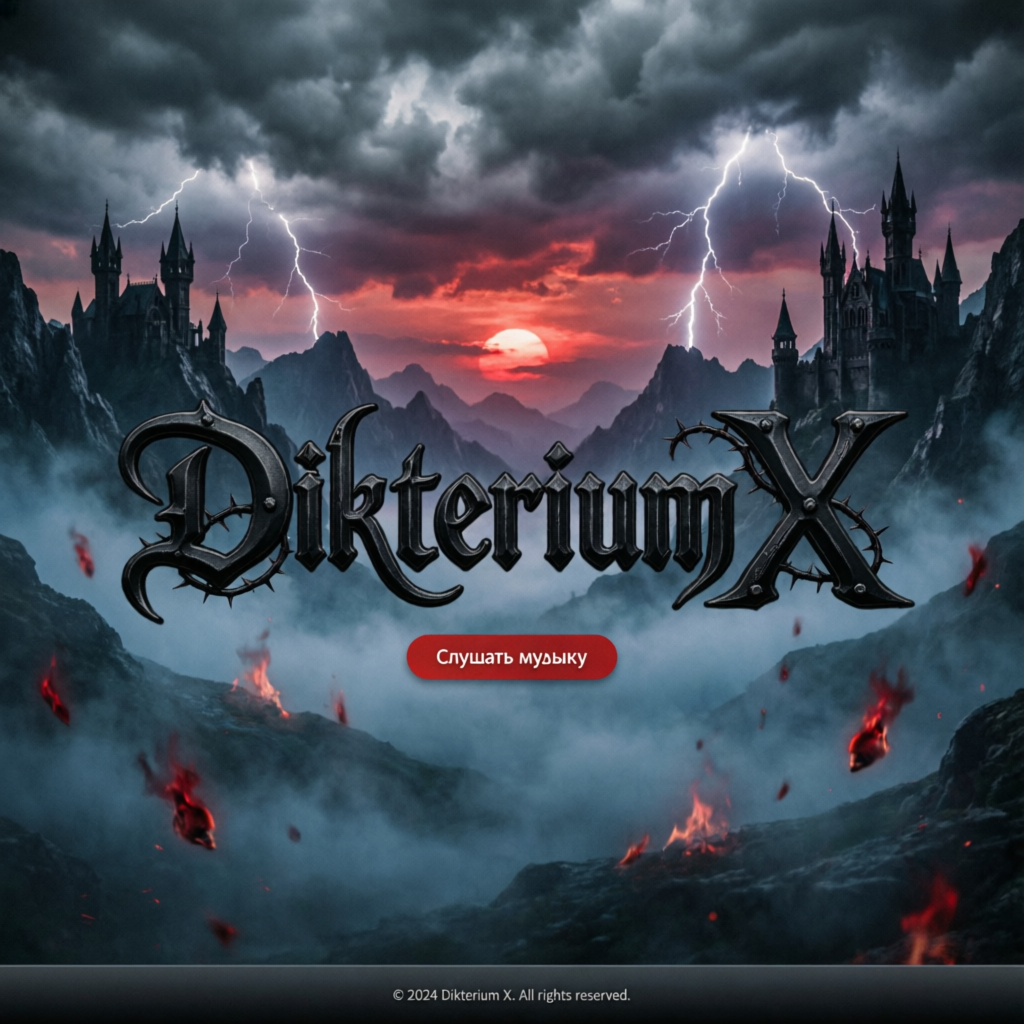 Главная DIKTERIUMX