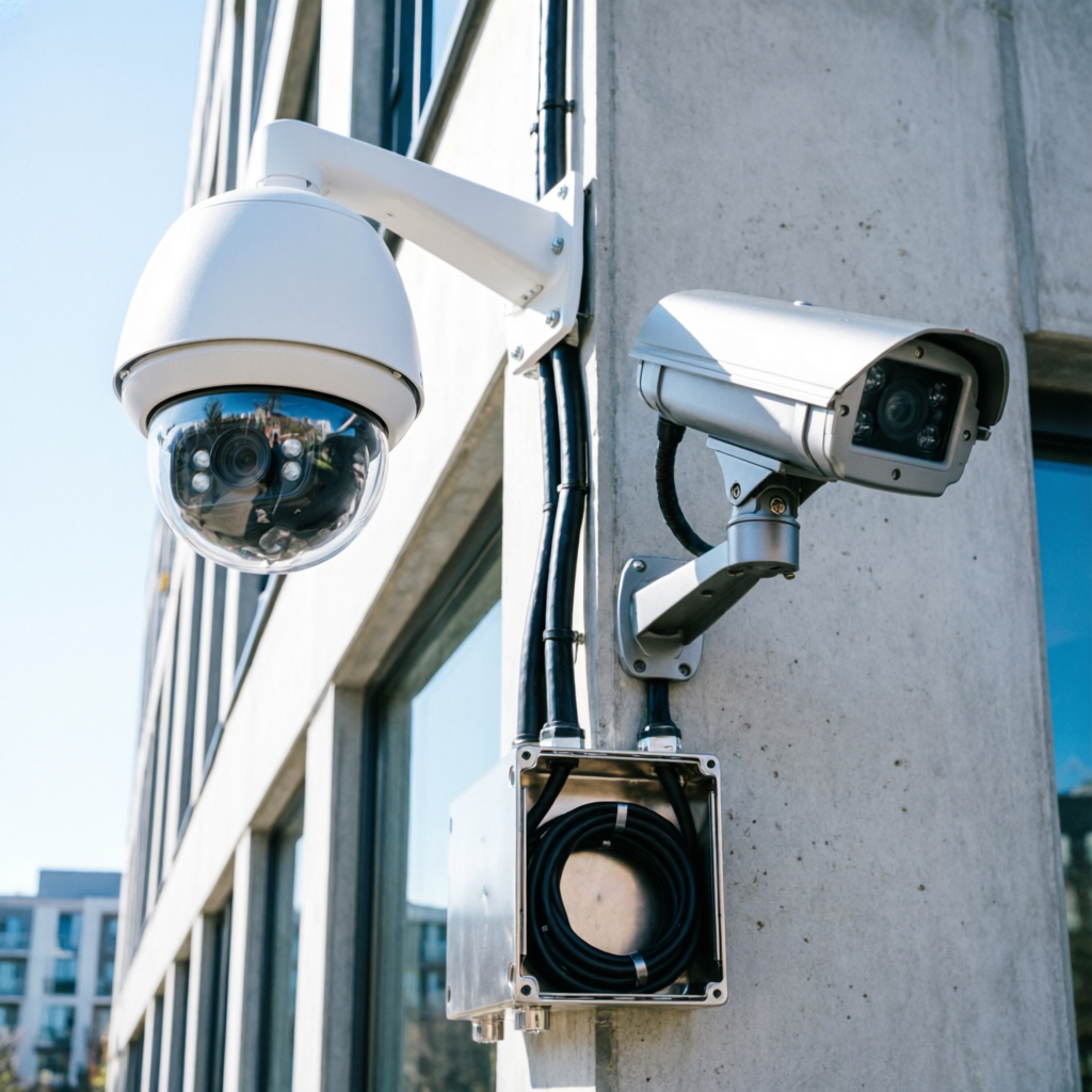 Instalación profesional de cámaras CCTV de seguridad