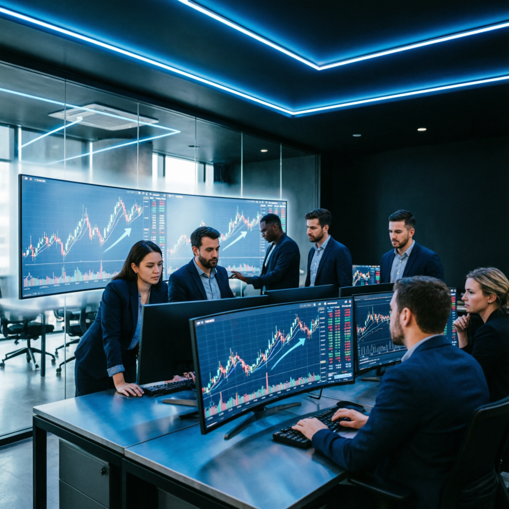 Professional trading team at Prop Firm Gurus