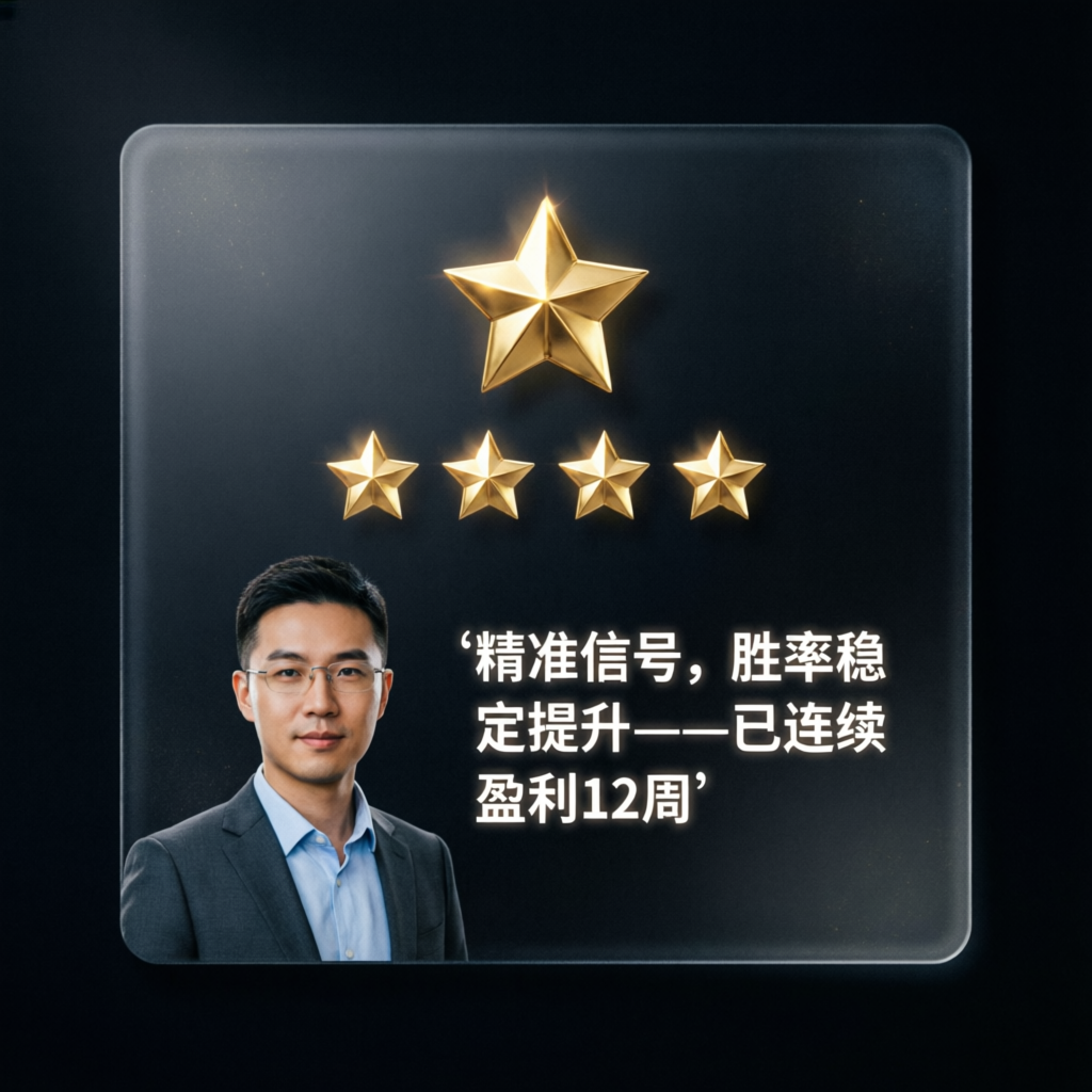 Five star review testimonial card with professional trader