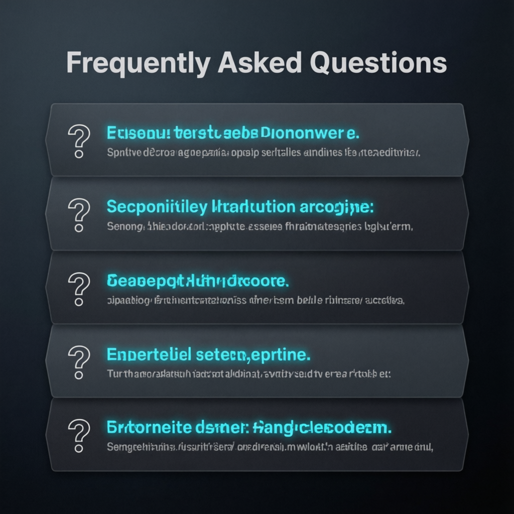 Frequently asked questions section