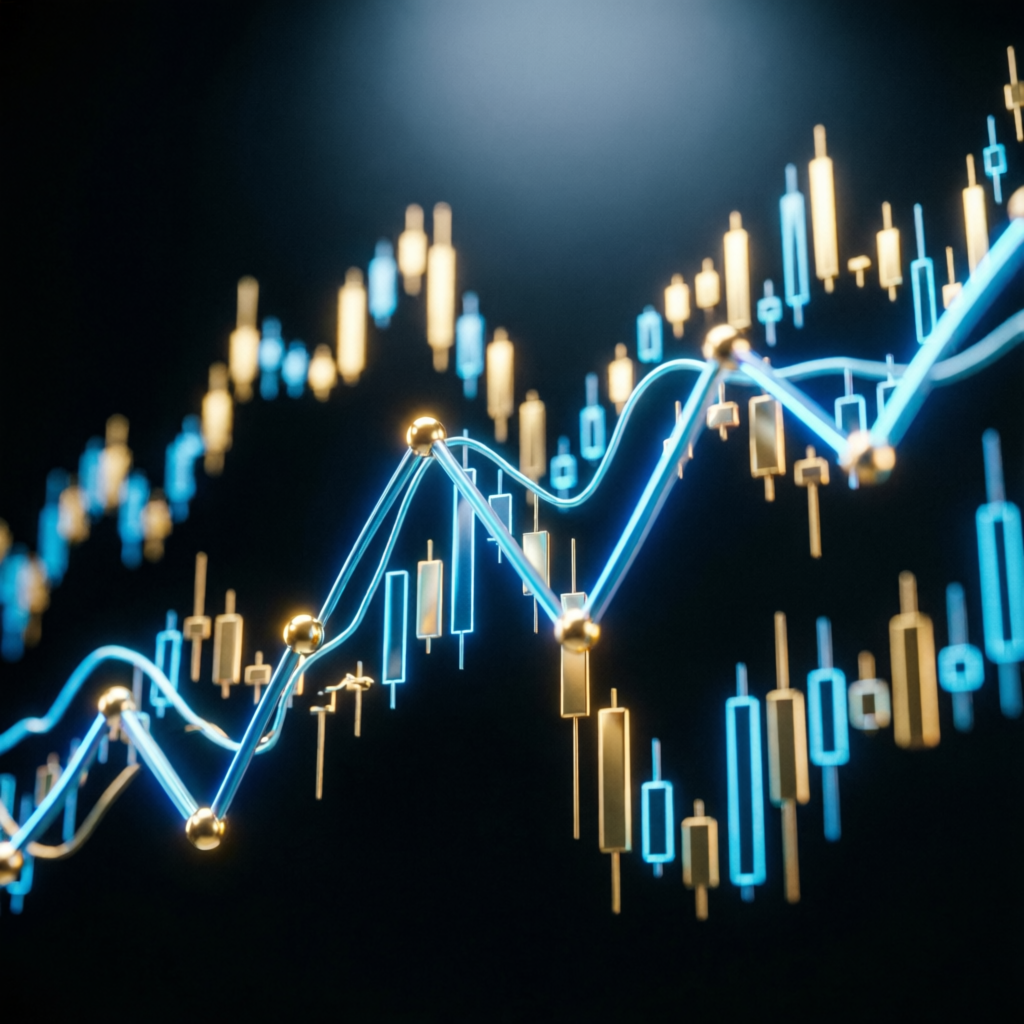 Financial growth charts showing consistent profit generation