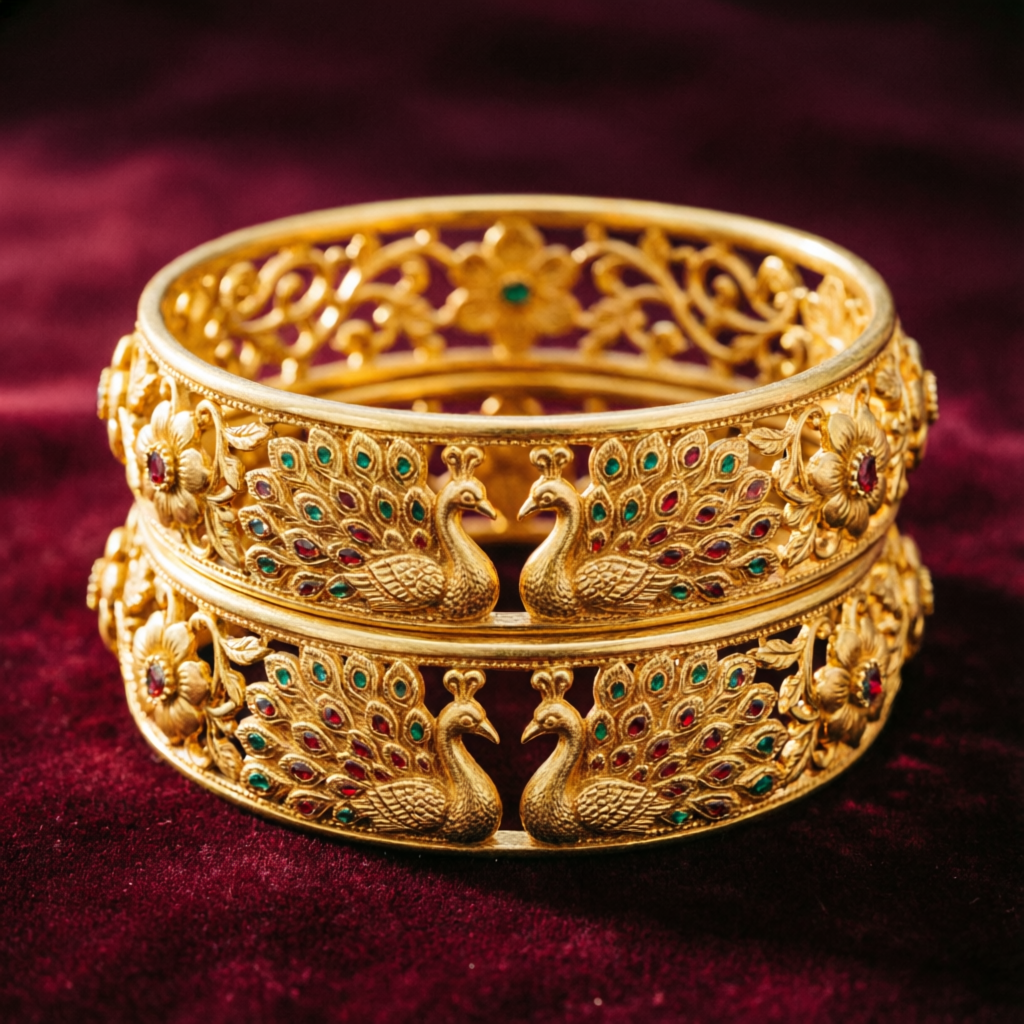Gold Bangles in Holi Gate Mathura Uttar Pradesh India