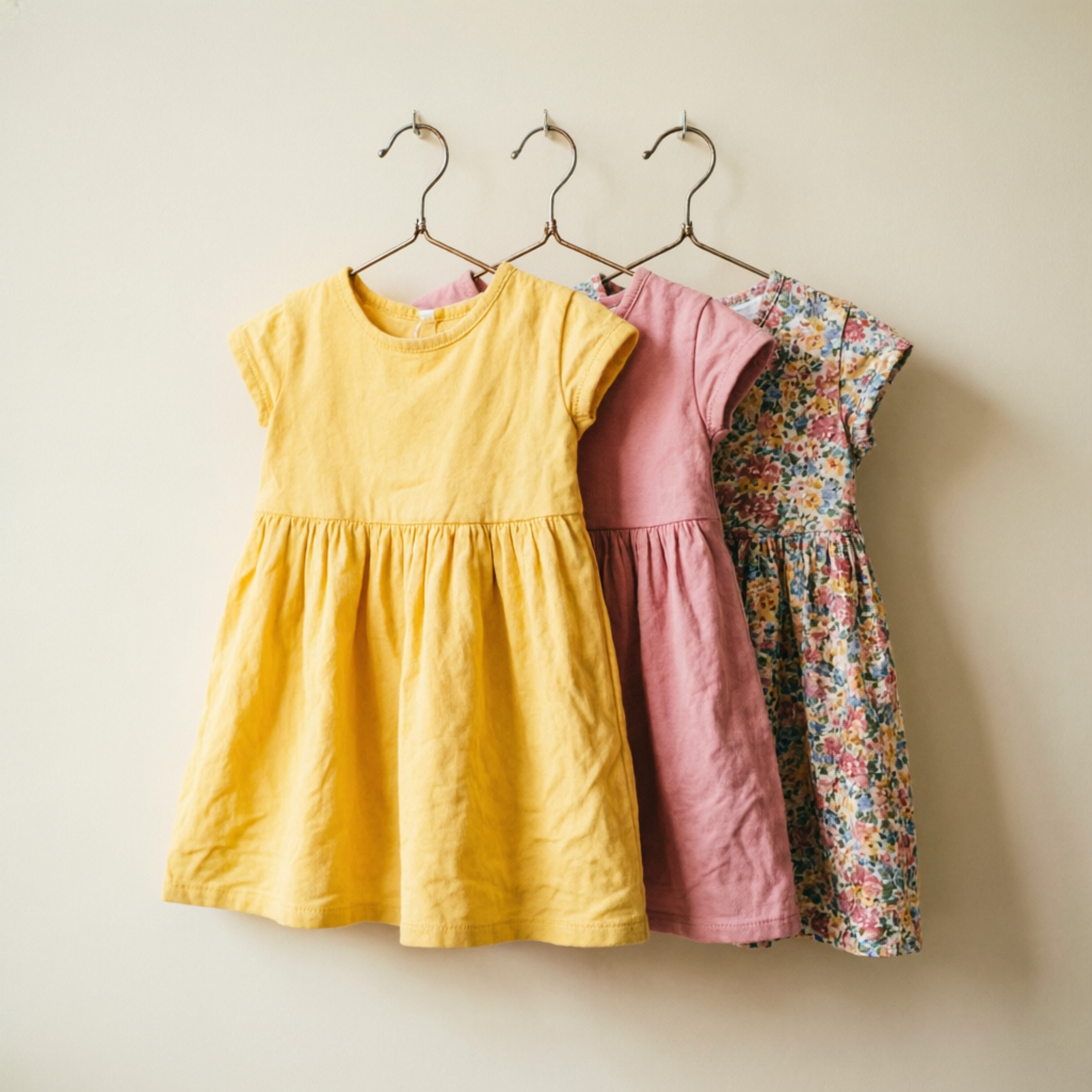 Cotton frocks and dresses from our kids wear collection in Chembur Camp