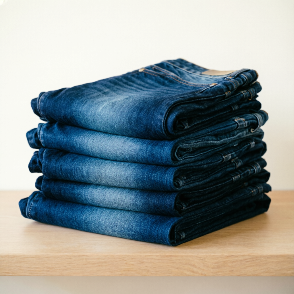 Premium denim jeans for men in stock at our Chembur Camp clothing store