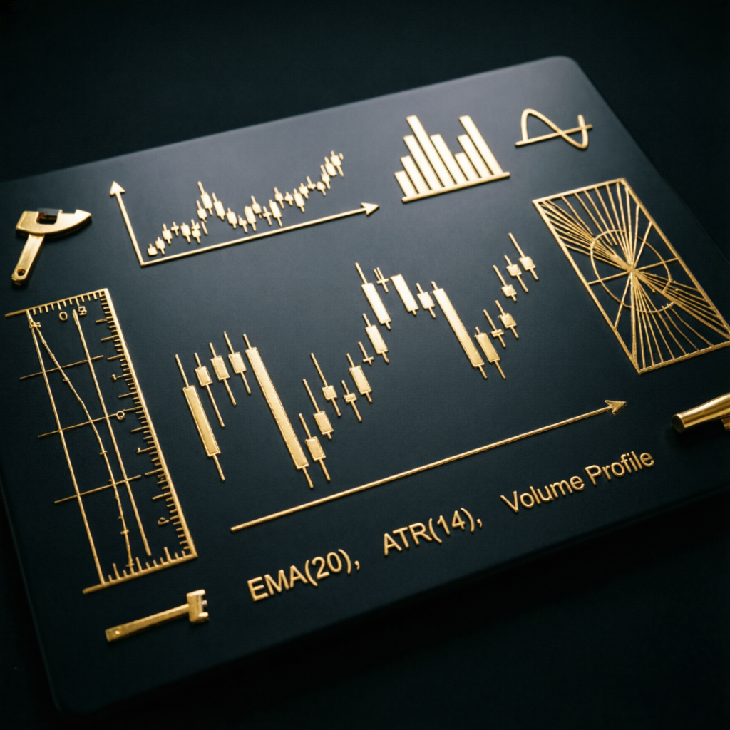 Trading strategy planning with technical analysis tools