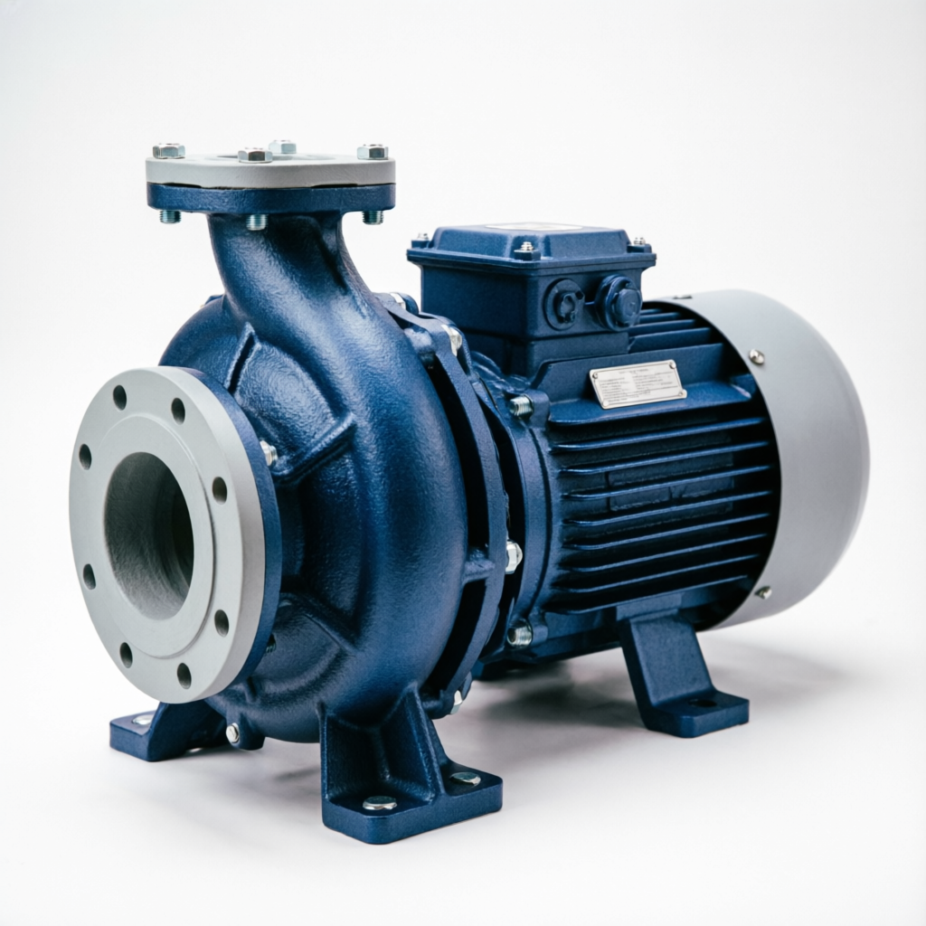 Monoblock water pump for domestic use