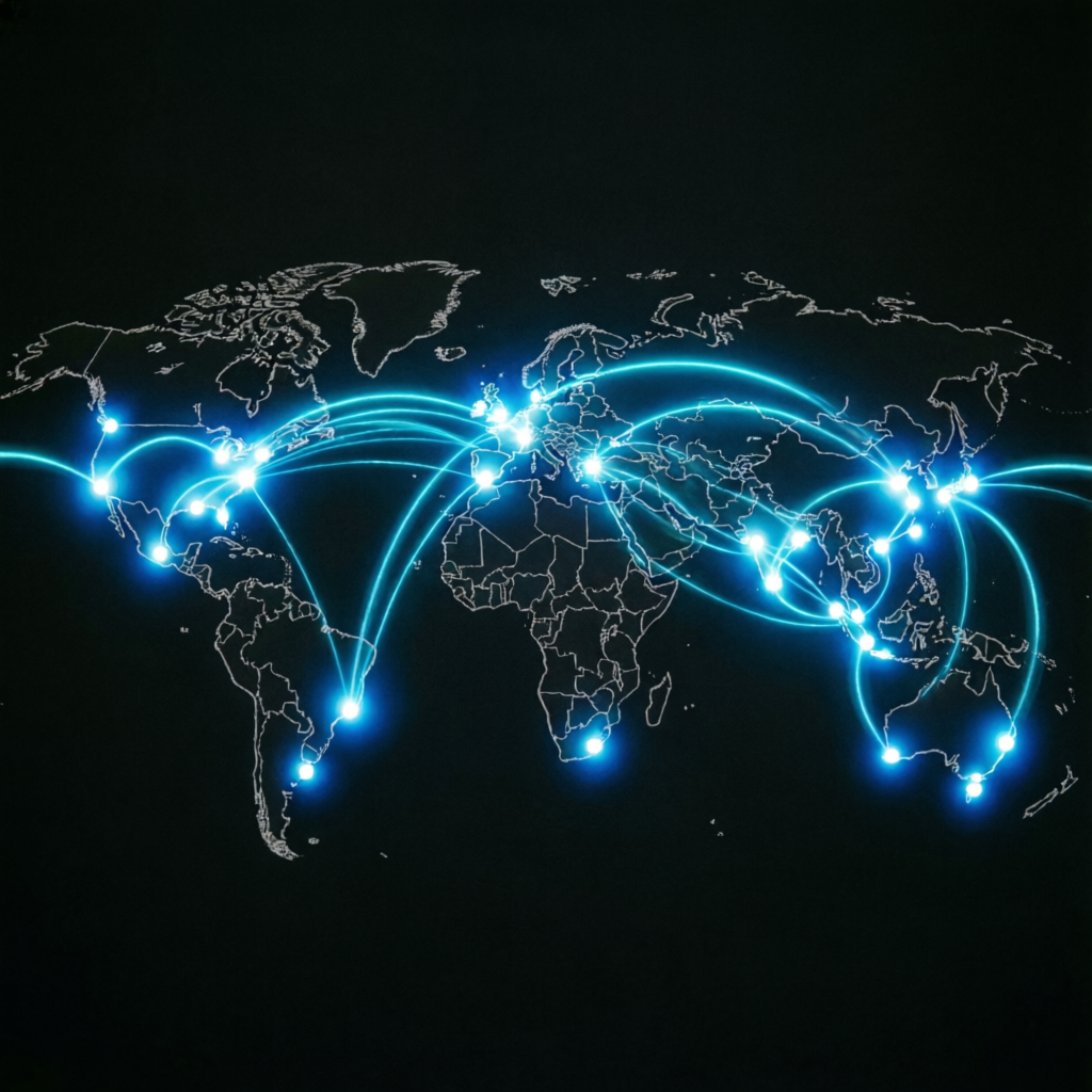 Global trading network connecting Topstep traders worldwide