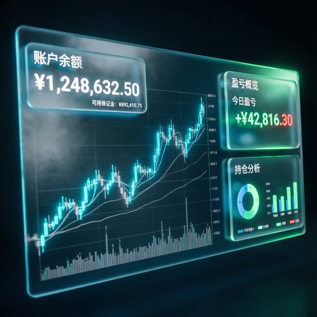 Apex Trader Funding dashboard showing account balance and profit metrics