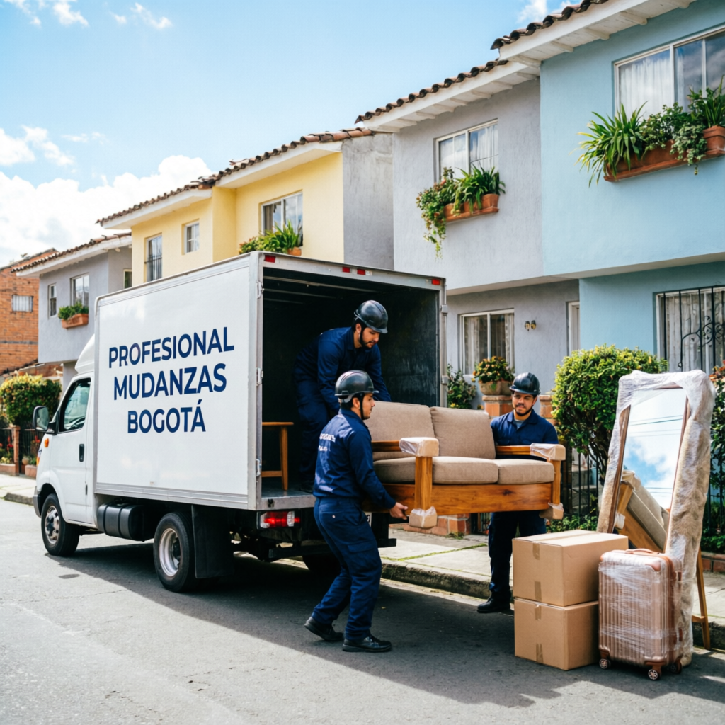 Empresa de mudanzas en Bogotá - Trasteos baratos con equipo profesional y camión moderno