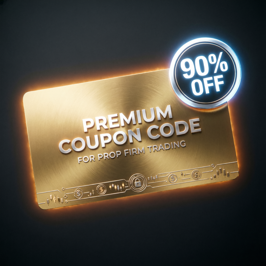 Premium Apex Trader Funding coupon code discount voucher with 90% off badge