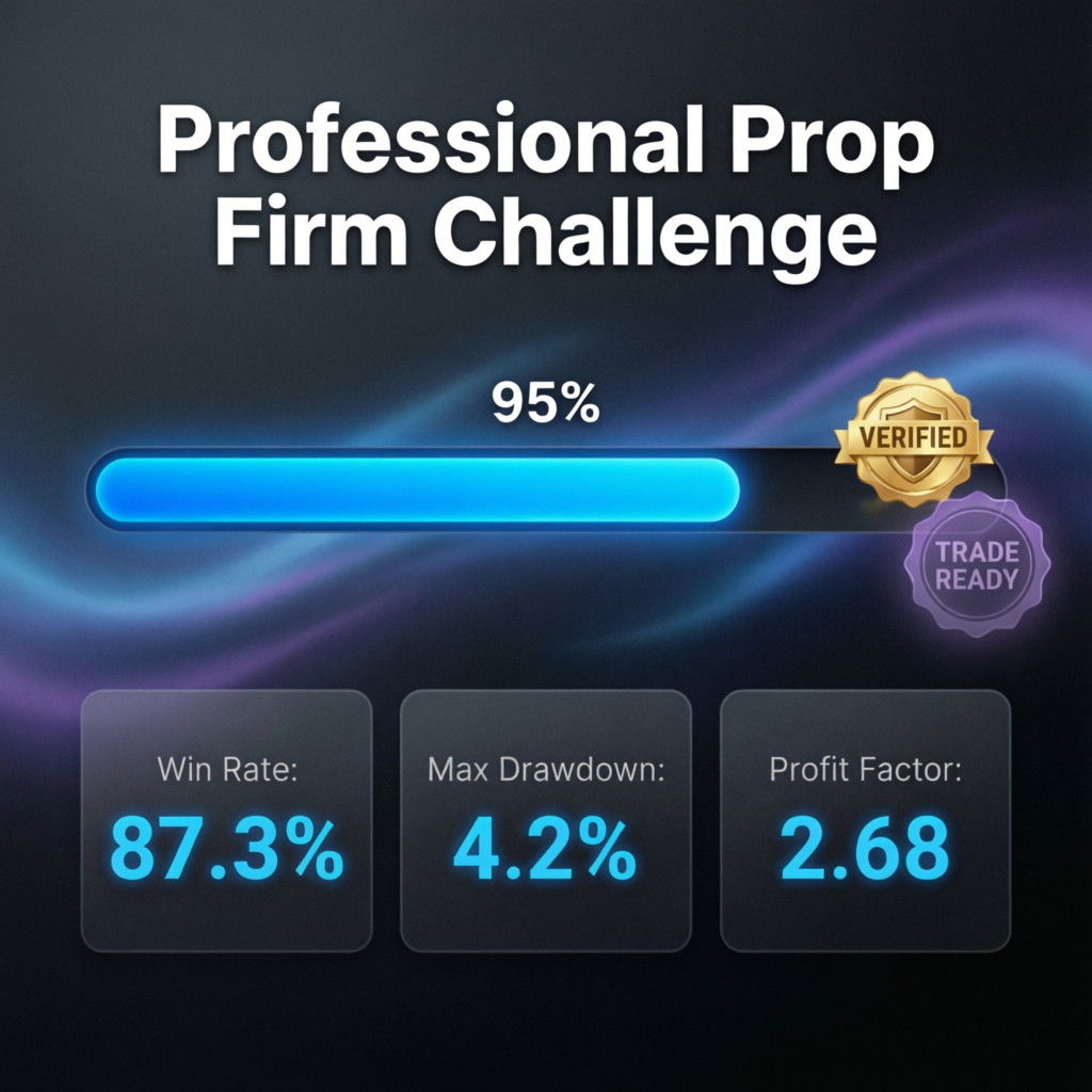 Professional trading team analyzing prop firm challenges and funded account strategies