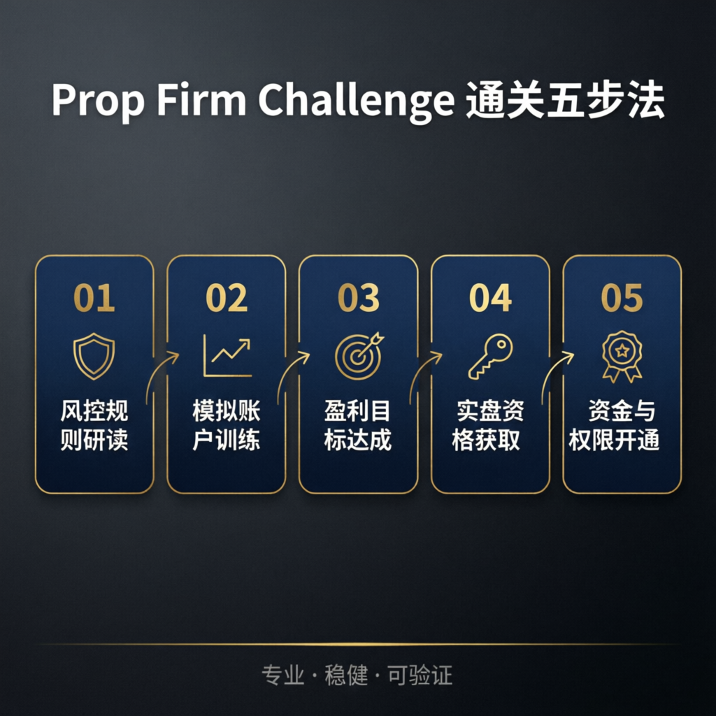 Prop Firm Challenge Step by Step Process - Five Phase Method