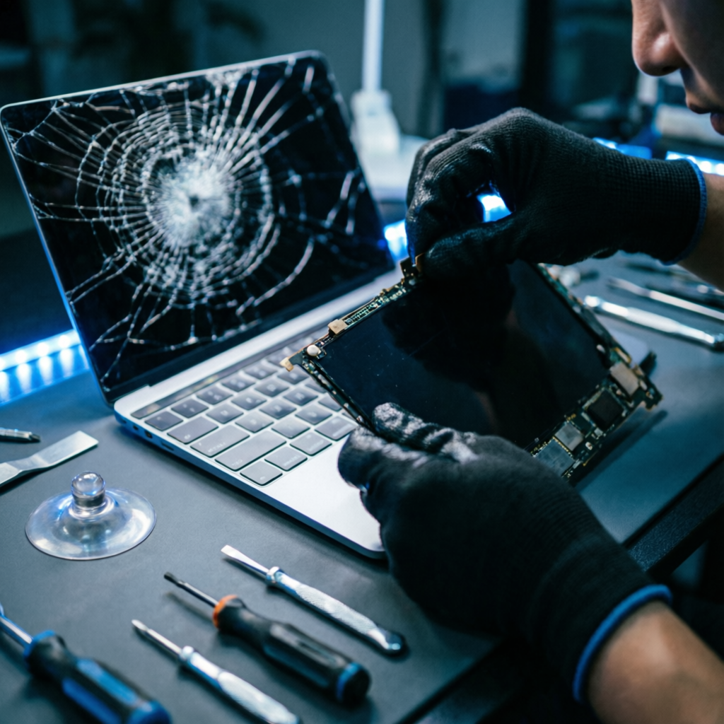 Laptop screen replacement in Paltan Bazar Guwahati