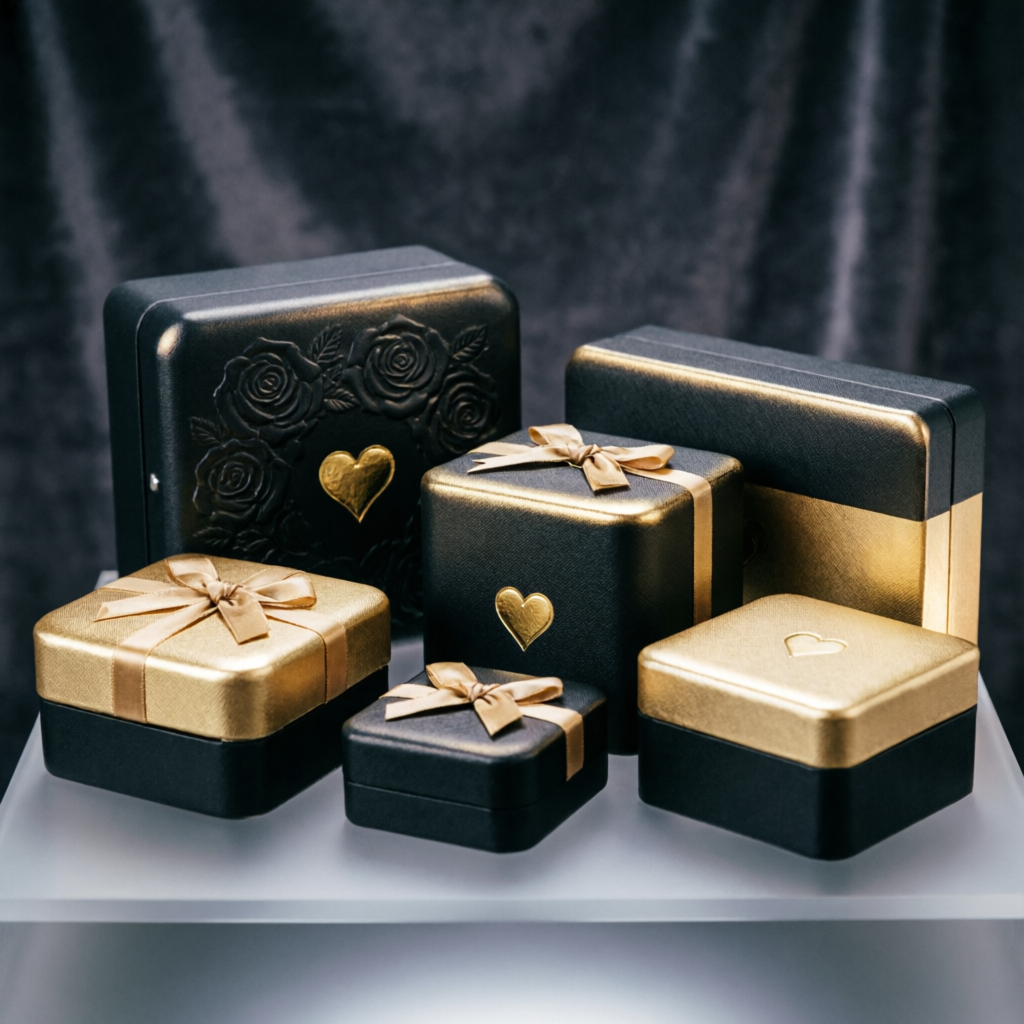 Kotak Kurma Custom Gold