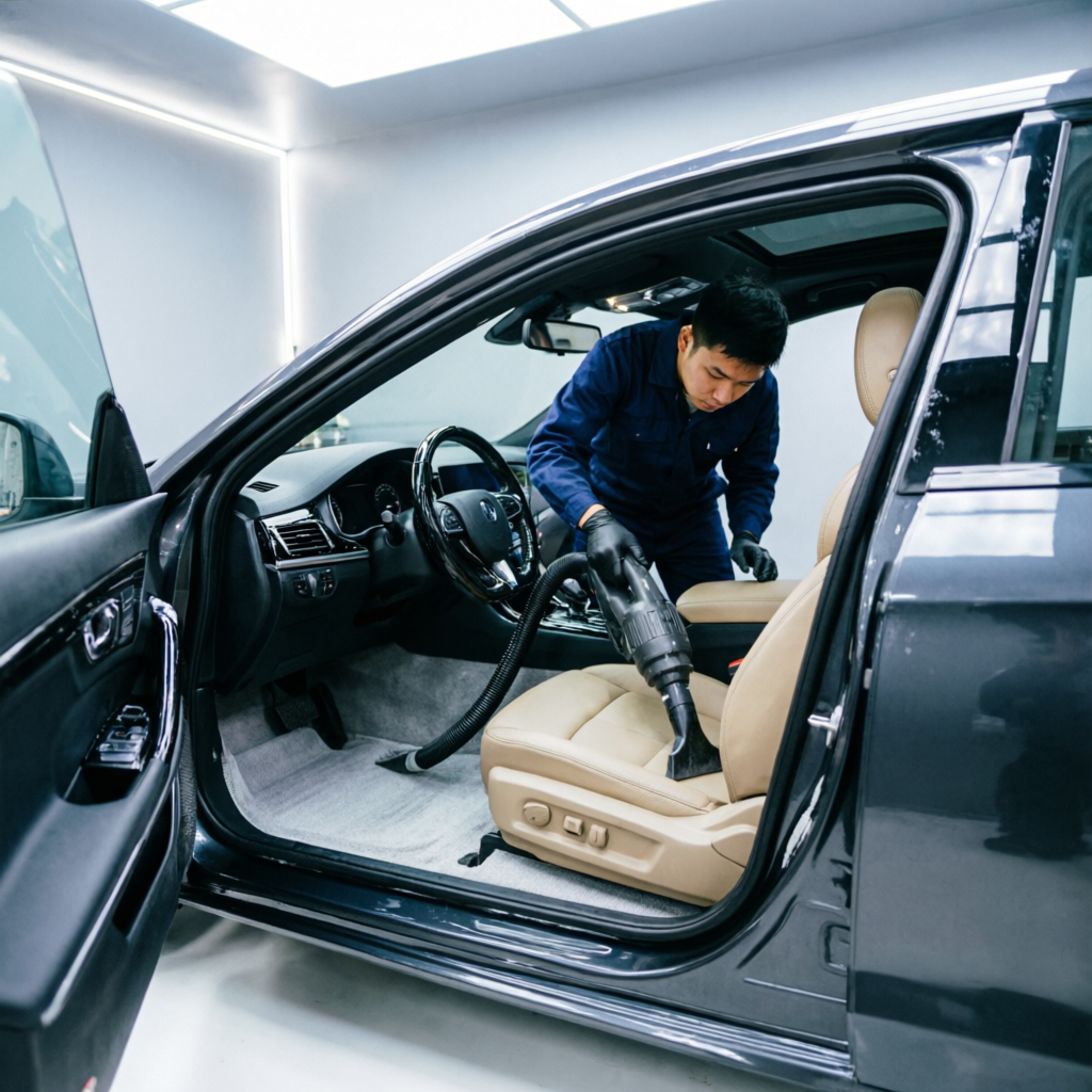 Профессиональная уборка салона автомобиля
