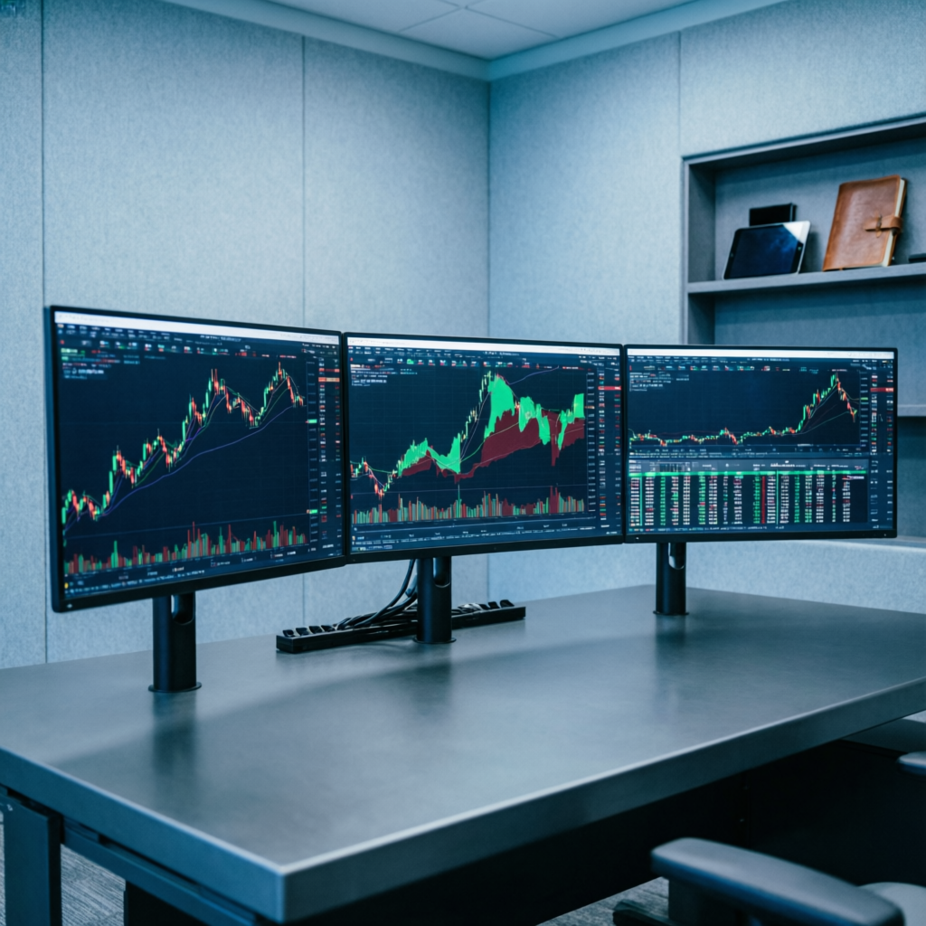 Professional futures trading setup - Topstep trading environment